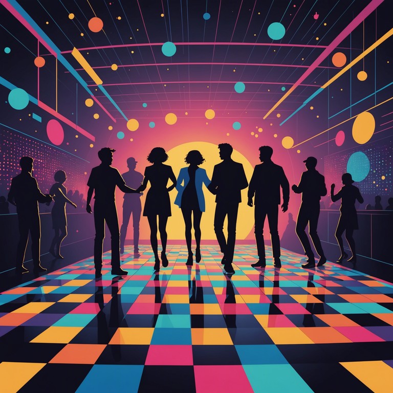 This track resonates with the timeless groove of the 70s disco scene, infusing lush strings and rhythmic bass lines to recreate the atmosphere of an old school dance floor under a starlit sky.