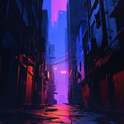 Dive into a dystopian cityscape with this sinister cyberpunk instrumental. Haunting synths and driving beats evoke shadowy alleys and neon lit streets. Perfect for a high stakes chase or dark futuristic narrative.