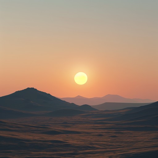 A soulful instrumental capturing the deep longing and mystique of the middle eastern desert, using a haunting oud melody intertwined with atmospheric background elements to evoke a sense of distant memories and yearning.