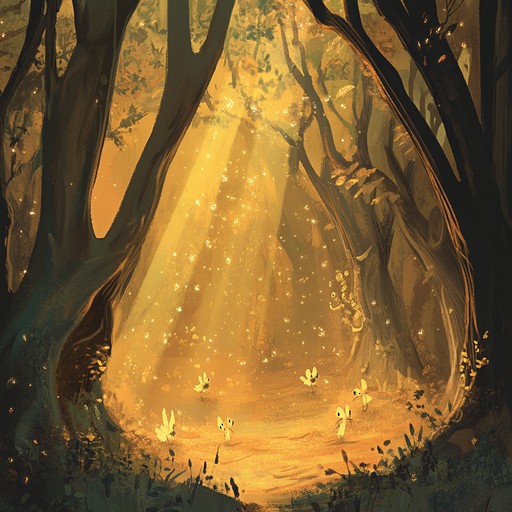 This piece captures the essence of a mystical dance through ancient forests. Featuring layered acoustic guitar melodies, it combines eerie harmonics with euphoric crescendos of freak folk vibes. The song transitions from quiet introspective moments to jubilant celebrations, embodying the spirit of nature and freedom. A perfect blend of organic sounds with enchanting musical themes, creating a sonically rich journey.