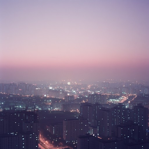 A reflective piano driven kpop instrumental capturing the serene beauty of a seoul evening. Imagine strolling through the illuminated streets, the city's buzz intertwining with moments of introspective calm. The melody gently explores the blend of traditional and modern elements, evoking an emotional journey through the heart of the city.