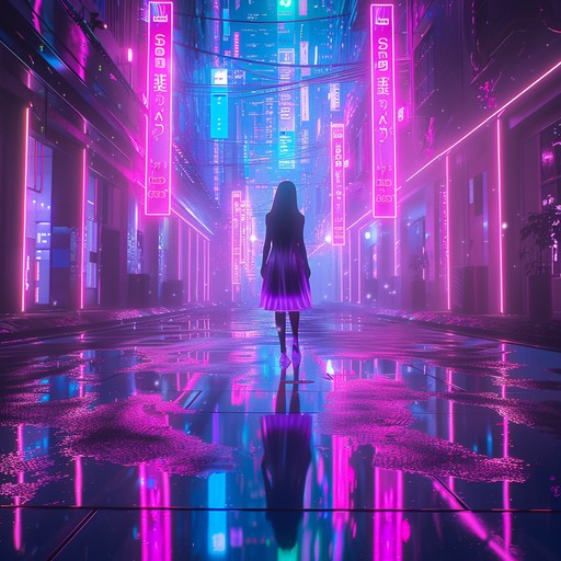 Imagine cruising down an empty highway at dusk, the skyline painted with neon hues as retro synthesizers create a nostalgia-filled soundscape, recalling the glory of 80s arcade vibes.