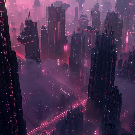 Dive into a sophisticated cyberpunk universe where refined elegance meets the pulsating energy of futuristic cityscapes. Navigating through urban labyrinths lit by neon lights and driven by sleek synths, this track captures the duality of high tech allure and pristine sophistication, guiding you through an enigmatic, digital realm.