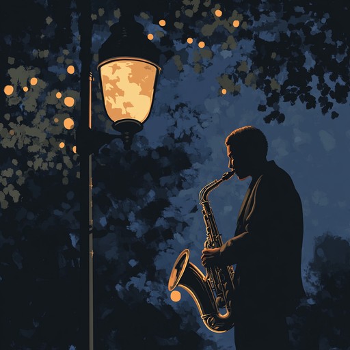 Immerse yourself in a sophisticated blend of chill jack swing, characterized by its smooth jazz elements layered over relaxed, swinging beats. This instrumental piece invites you to unwind on a warm summer night, bathing in silky melodies and subtle rhythms that transport you to a tranquil, yet refined atmosphere.