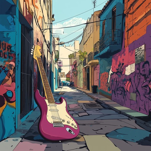 An instrumental cumbia track that captures the gritty and raw energy of a bustling city. Drawing from traditional cumbia rhythms infused with urban sounds, it paints a sonic picture of life in the rough streets.