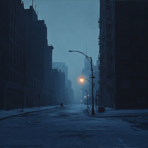 This track paints the image of a desolate urban landscape, filled with shadows and echoes. The use of haunting synths and subtle percussive elements captures the eerie atmosphere of empty streets, whispering alleys, and the distant hum of the city. Perfect for creating a sense of unease and anticipation.