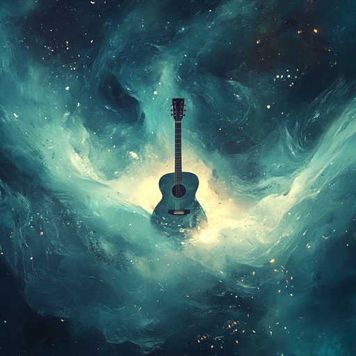 Guitar reveries crafting an ethereal, introspective, and experimental rock soundscape, blending subtle distortions and ambient tones. This track provides a journey through a galaxy of sound, promoting relaxation and reflection.