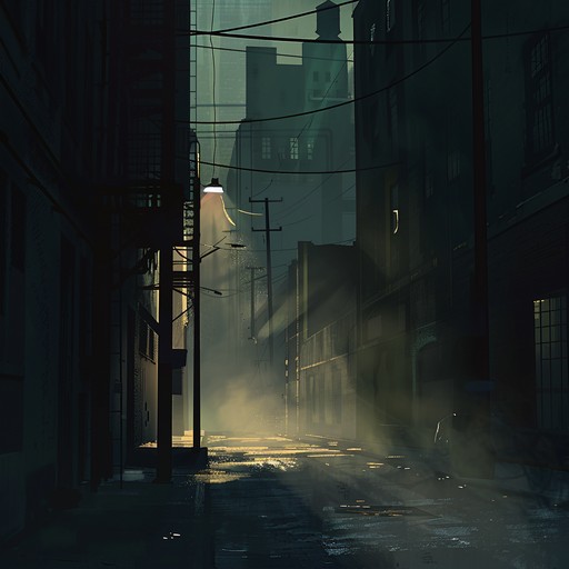 The track immerses listeners in an eerie urban exploration, capturing the haunting resonance of deserted alleyways at night, with distant ghostly whispers and unsettling reverb drenched beats. The dark and mysterious phonk rhythm lingers, intertwining layers of ominous, reverb heavy synths, creating an atmosphere of unease and suspense.