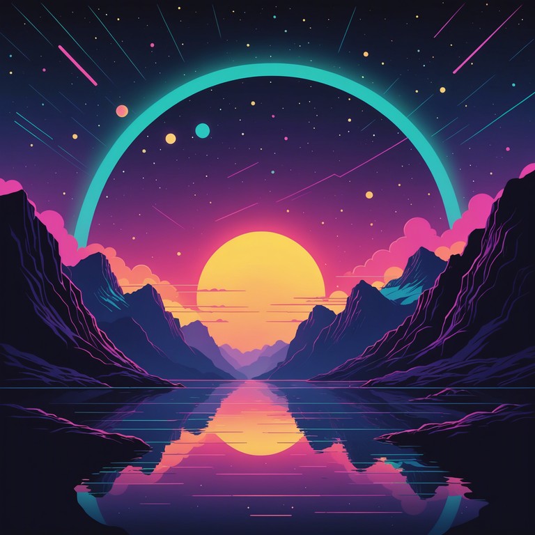 Imagine the grandeur of soaring fjords illuminated under neon skies, where digital sounds mesh with natural echoes creating an ethereal soundscape. This track embodies the awe of nature intertwined with the vibrancy of futuristic synth elements.