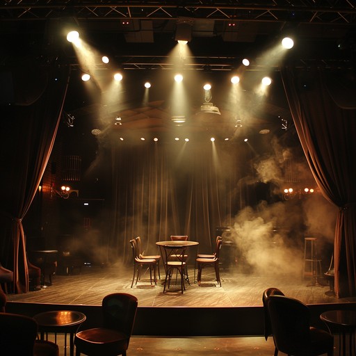 Dive into the sultry world of dark cabaret, where smooth melodies meet an atmosphere tinged with mystery and allure. Picture a dimly lit venue with smoky air as the haunting yet graceful tunes captivate an audience, blending elegance with a touch of the macabre.