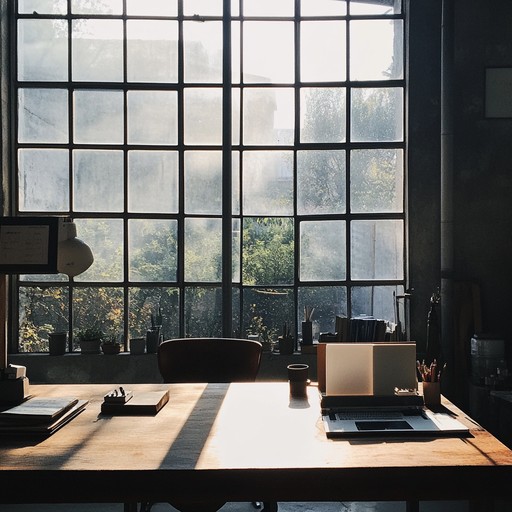 A smooth and mellow instrumental composition crafted to provide a peaceful backdrop in the workplace, aiding concentration and creating a tranquil environment for business professionals.