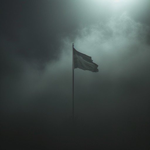 This instrumental piece combines the grandeur of a patriotic anthem with haunting, eerie melodies. Ideal for creating a sense of proud yet mysterious atmosphere, it features unsettling undertones woven through a familiar national tune. The music evokes a feeling of pride mixed with a sense of foreboding, perfect for scenes that need a blend of nationalism and unease.