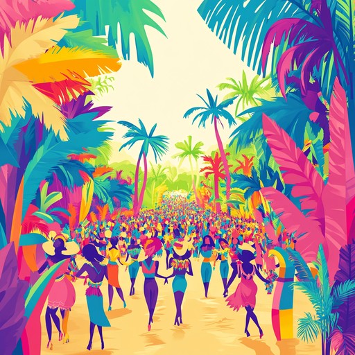 This track combines lively samba rhythms with a funky bassline, creating a vibrant and energetic atmosphere perfect for dancing. It will feature tropical percussion, brass sections, and syncopated guitar riffs to keep the energy high.