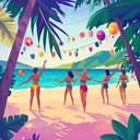 energetic beats, deep bass, warm nights