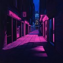 an atmospheric, somber edm piece echoing through empty city streets