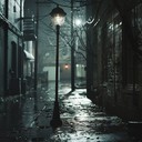 melancholic urban soundscape capturing reflective, somber tones.