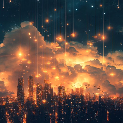 An instrumental k pop piece combining ambient textures and gentle rhythms to create a dreamlike journey through nocturnal cityscapes.
