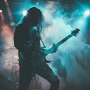 blistering guitar and drums, a thrilling musical battle
