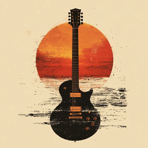 Intense guitar riffs meet soft layers, portraying life's final act.