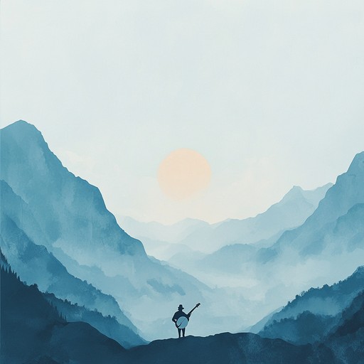 An entrancing instrumental bluegrass piece that weaves repetitive banjo patterns with haunting fiddle melodies, creating a hypnotic soundscape reminiscent of misty appalachian mountains at dawn.