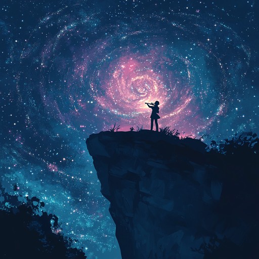 An emotive instrumental piece that blends soulful melodies with anime inspired themes, taking listeners on a journey through the cosmos, capturing the essence of longing and discovery.