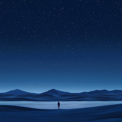An instrumental piece blending traditional middle eastern oud with ambient textures, evoking introspection and inner peace