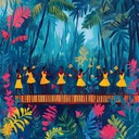 combines ethnic melodies with upbeat jungle inspired rhythms.