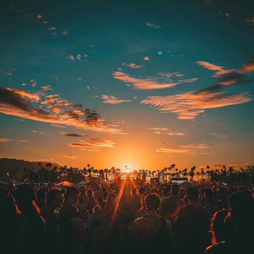 This track captures the spirited essence of a music festival at dawn, blending infectious rhythms with vibrant melodies. The composition starts with a soft intro, escalating into a full-blown, high-energy anthem that encapsulates the feel of freedom and joy under the early morning sky.