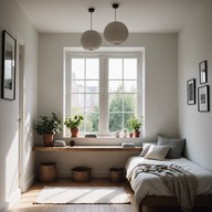 relaxing at home with upbeat tunes.