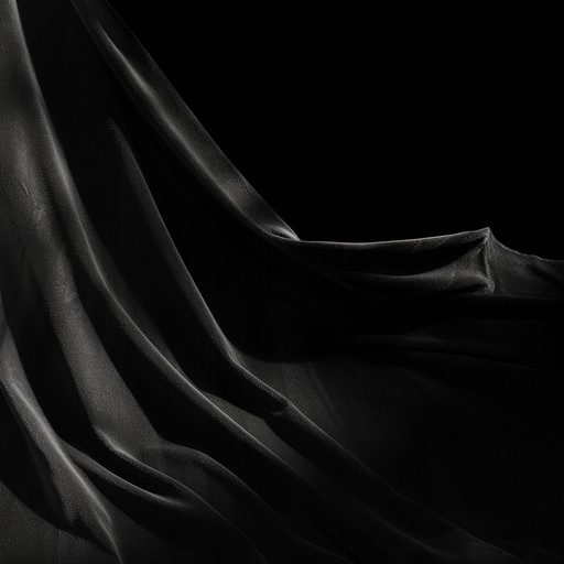 This track weaves a tapestry of deep, velvety tones with a haunting vibe, aiming to encapsulate the essence of a gothic cathedral at midnight. The music will consist of low-pitched orchestral strings layered with the ethereal sound of a choir, creating a sinister, yet beautiful atmosphere.