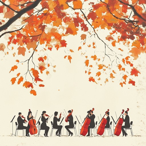 This refined orchestral arrangement portrays the elegance of autumn through lush string sections, rich brass, and delicate woodwind melodies. It captures the essence of falling leaves and crisp air, creating a timeless and nostalgic soundscape.