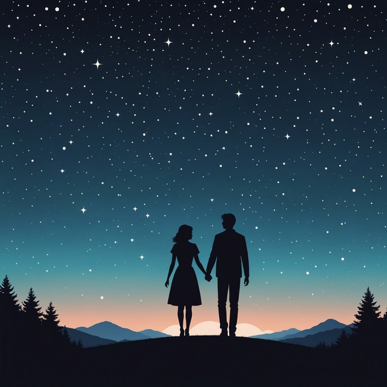 A gentle, magical composition that feels like an intimate whisper between lovers, enveloping the listener in a spell of enchantment and serene beauty. This piece captures the essence of a quiet, magical night where every gentle melody feels like a secret shared in trust and fondness.