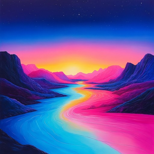 A captivating instrumental piece that envelops listeners in lush synth layers and rhythmic patterns, evoking a sense of floating through cosmic realms and transcendent experiences.