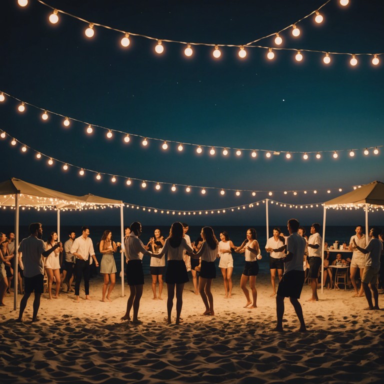 This alternative version dives deeper into the sultry atmosphere of a seaside party, where the rhythm of the acoustic guitar intertwines with irresistibly danceable reggaeton beats. It's a track designed to keep you moving until dawn, filling you with an infectious energy that's both exotic and familiar.