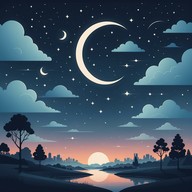 gentle rhymes and soft backdrop.