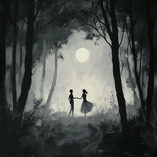 Imagine a dreamlike waltz reverie unfolding in a moonlit ballroom, where the music creates an ethereal atmosphere filled with ghostly figures moving gracefully under the soft glow of the moon. This piece, played with delicate harp strings, captures the haunting serenity and mesmerizing beauty of a mystical dance, drawing listeners into its magical world.