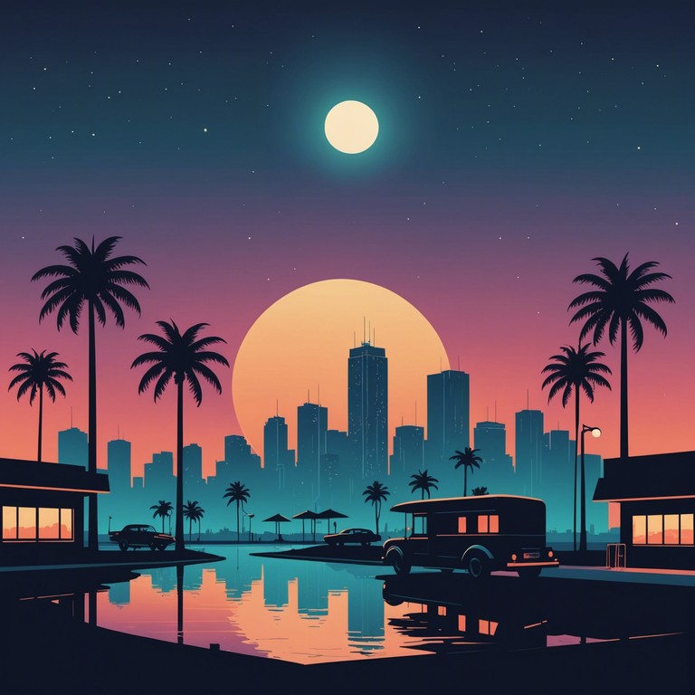 Imagine a late night scene in a vibrant city where the clatters of the day have settled into the groove of smooth, sultry rhythms. Latin jazz flows as the soundtrack of the night with intimate, groovy tones echoing through the starlit urban scape. The music delicately blends traditional latin elements with jazzy sophistication, creating a soundscape where every note offers an escape to an evocative, nocturnal paradise.