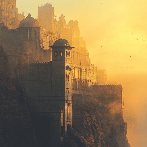 An instrumental track that merges modern musical elements with traditional middle eastern instruments, creating an inspiring soundscape that transports listeners through images of golden sunrises over ancient cities and tranquil deserts. The oud’s melodic phrases are complemented by rich, dynamic percussion, enhancing the sense of adventure and exploration.