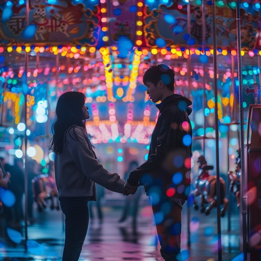 A tender instrumental piece that fuses the essence of romance with the lively, whimsical atmosphere of a carnival. Featuring the accordion as the lead instrument, the track captures the joyous yet intimate moments shared between lovers as they walk through colorful stalls and rides.