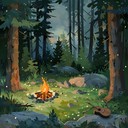 guitar driven tune with serene, joyful reflective undertones