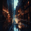 a melancholic edm track exploring solitude amidst urban nightscapes