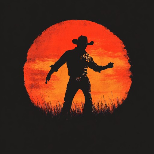 Envision a dusty frontier town with saloon doors swinging, where cowboy boots shuffle to infectious funk rhythms. The coupling of twangy guitar riffs with groovy basslines crafts an irresistible danceable vibe perfect for a modern day showdown or a sunset hoedown party in a western setting.