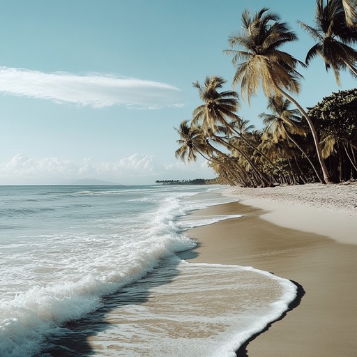 This lively instrumental bossa nova track features playful guitar melodies that emulate the gentle waves of the ocean, evoking a sense of joy and relaxation. The warmth and rhythm bring to mind carefree days spent by the sea.