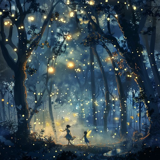 An enchanting instrumental piece that gently waltzes through a magical, moonlit night filled with twinkling stars and fairy tale dreams. Soft and tender melodies create a sense of warmth and wonder, perfect for children drifting off to sleep with a heart full of love and imagination.