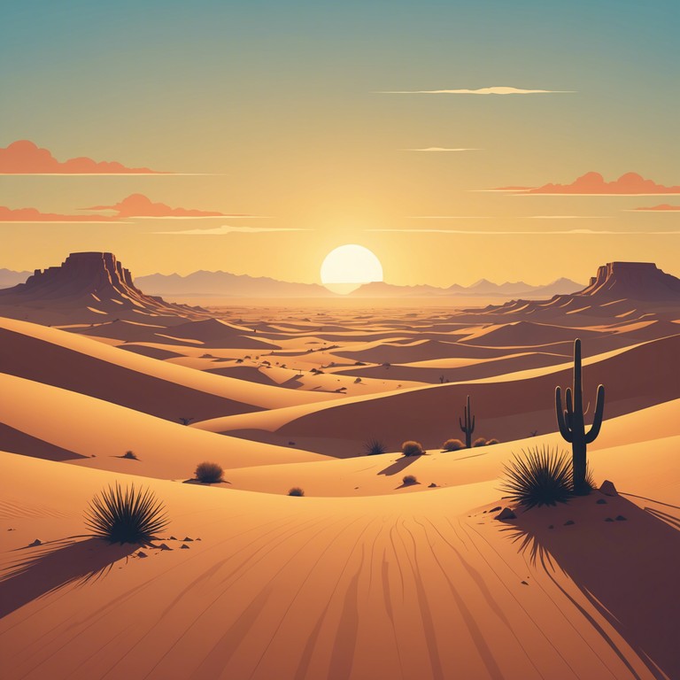 This instrumental track captures the tranquility of a middle eastern sunrise, blending traditional instruments with ambient sounds to evoke a peaceful, reflective mood.