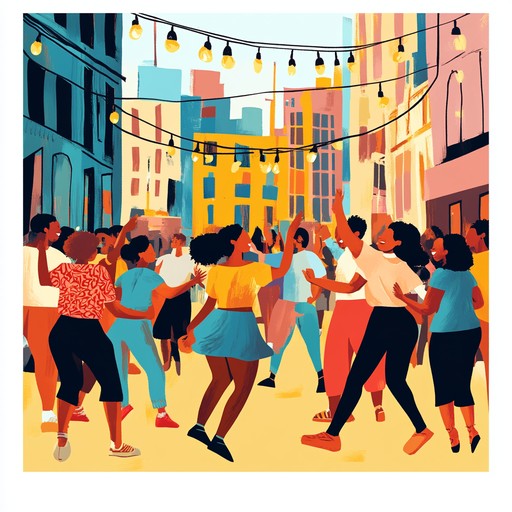 A lively instrumental track that captures the essence of a summer street festival in the heart of the city. Infectious rhythms, groovy bass lines, and bright synths create a jubilant atmosphere that invites everyone to dance and celebrate. Perfect for bringing the sounds of urban celebration to any setting.