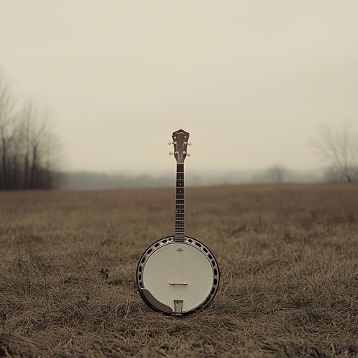 A tender instrumental bluegrass piece highlighting solitude and yearning through a slow, melancholic banjo melody. This piece evokes images of deserted landscapes and distant memories, reflecting deep emotional voids and unspoken stories.