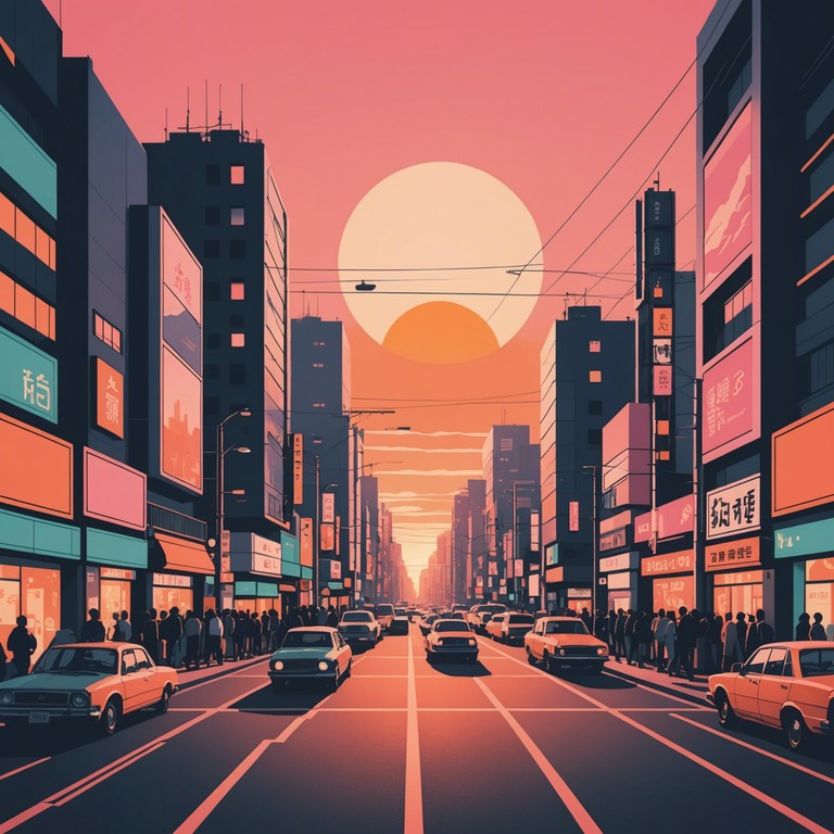 Combining pulsating drum rhythms with traditional japanese instruments, this track captures the essence of a bustling tokyo morning as the city wakes up. Energizing and vibrant, it's perfect for invigorating the listener's spirit and imagination.