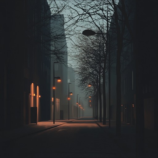 A melancholic instrumental piece that evokes the feeling of walking alone under the city lights at night, pondering and reflecting in solitude.