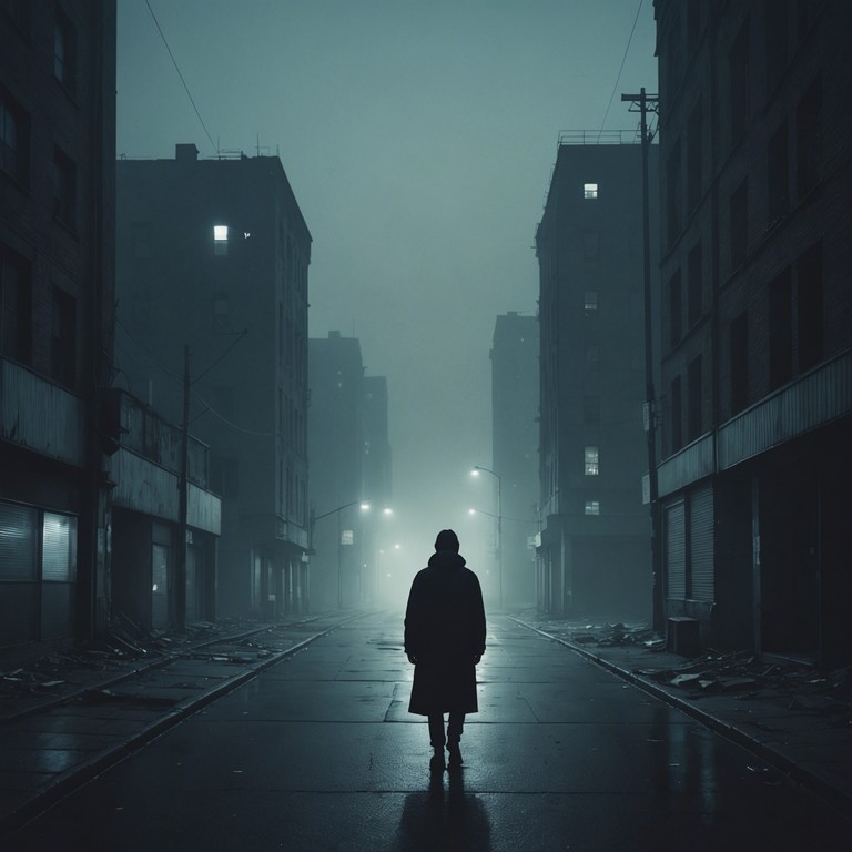 In this track, atmospheric synthesizers blend with minimalistic melodies to evoke a sense of solitude and mystery. The sound design is intentionally sparse, creating an immersive soundscape that feels like exploring an abandoned city at night, where echoes fill the hauntingly empty streets.